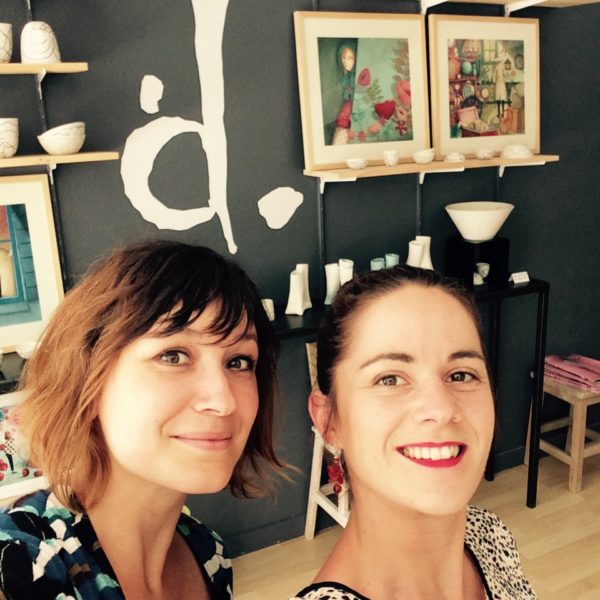 Chemin des Ateliers 2015_Atelier Ceramics d. - Delphine Millet & Marie Desbons (invitée).