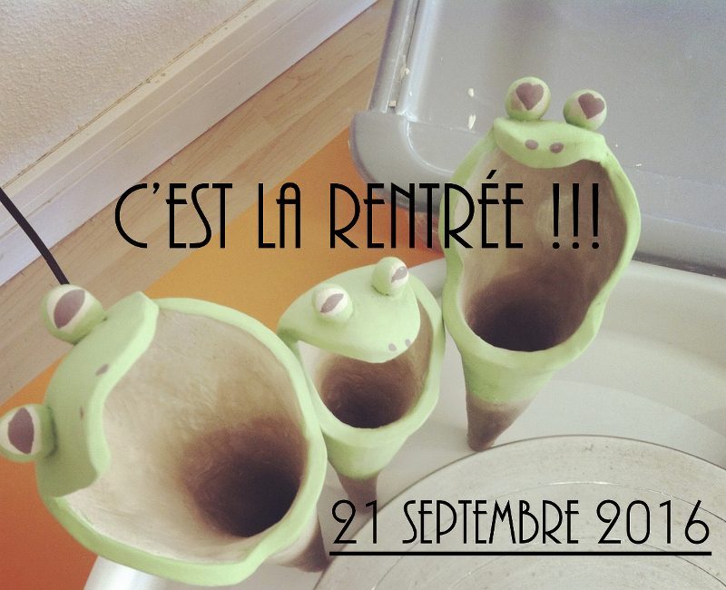 Rentrée 2016 cours loisirs adultes enfants tournage modelage terre Atelier Ceramics d. Centre-ville de Poitiers Delphine Millet