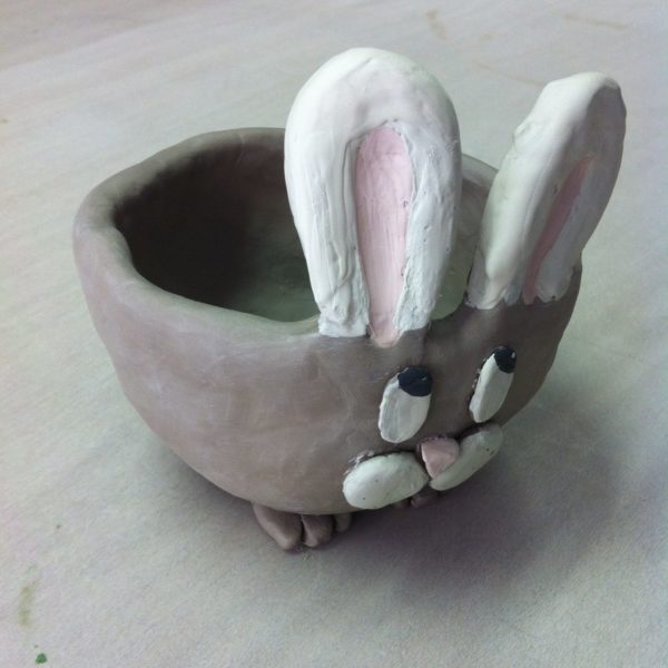 bol lapin stage enfants vacances de la Toussaint 2016 Atelier Ceramics d Poitiers centre ville modelage terre Delphine Millet